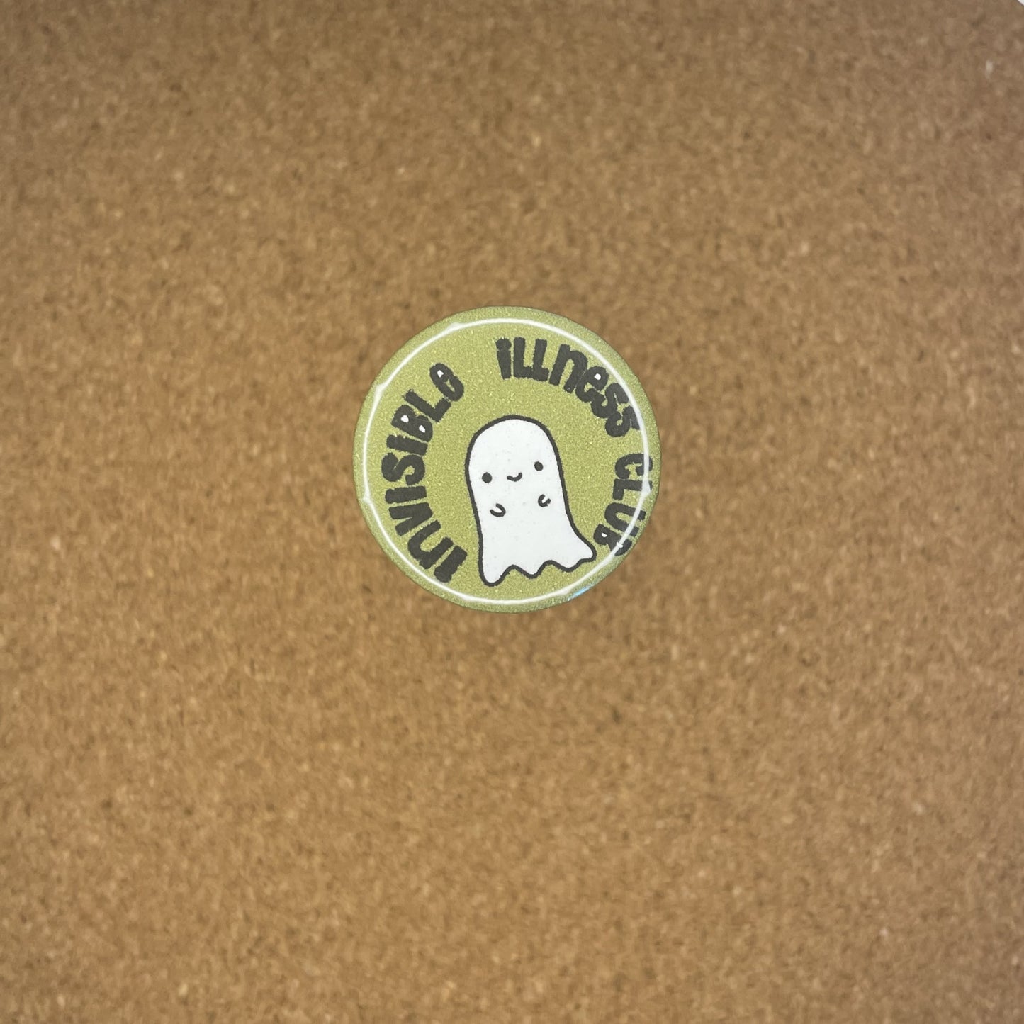 1.25inch Pin Badge Invisible Illness Club