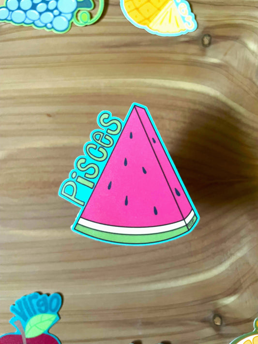 Vinyl Sticker Zodiac Fruit