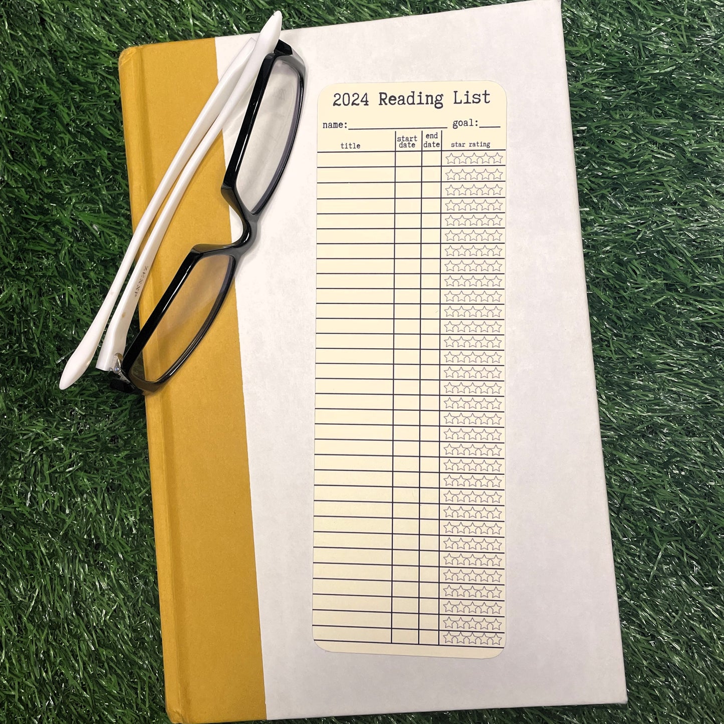Classic Bookmark - 2024 Reading Tracker