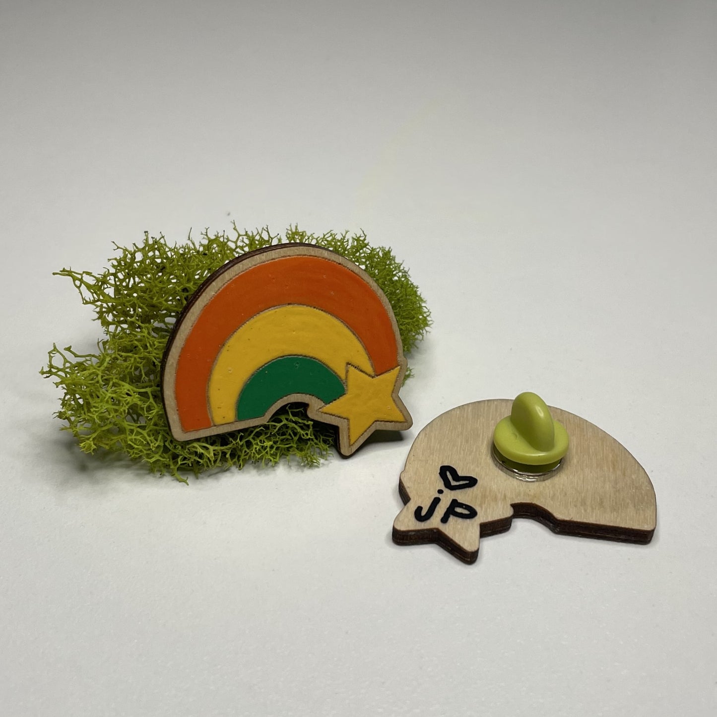 Wooden Pin-Rainbow Brite Buckle