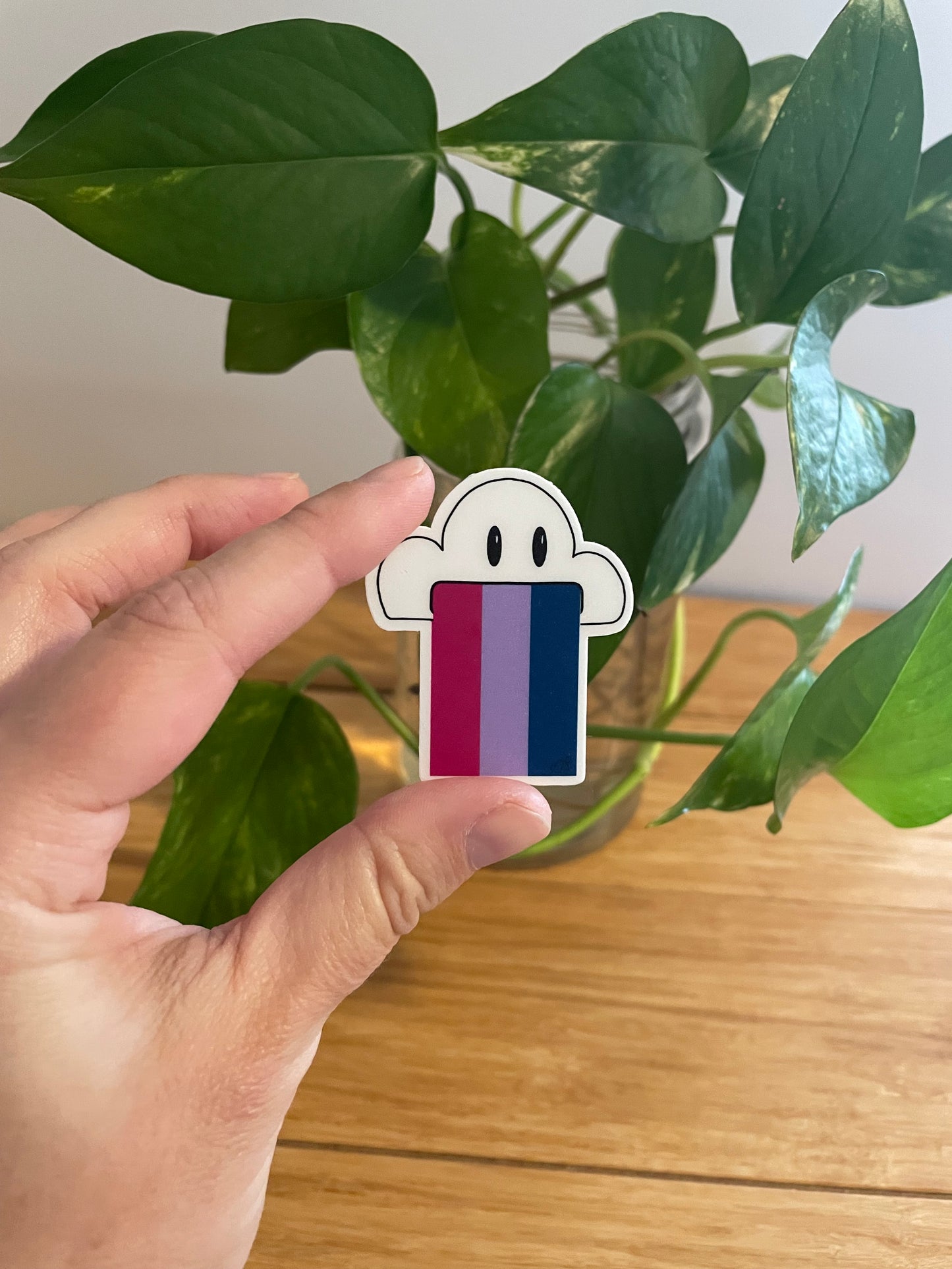 Vinyl Sticker-Cloud & Rainbow