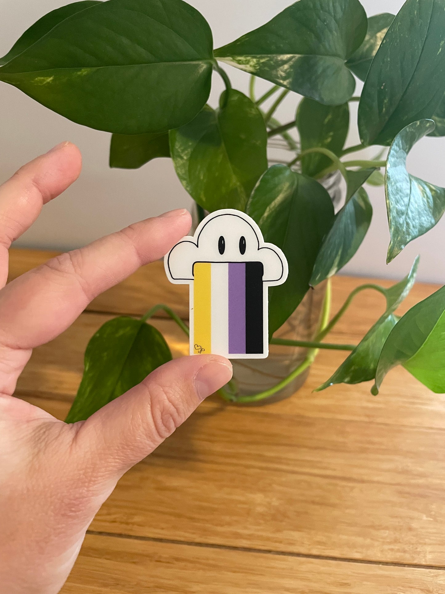 Vinyl Sticker-Cloud & Rainbow