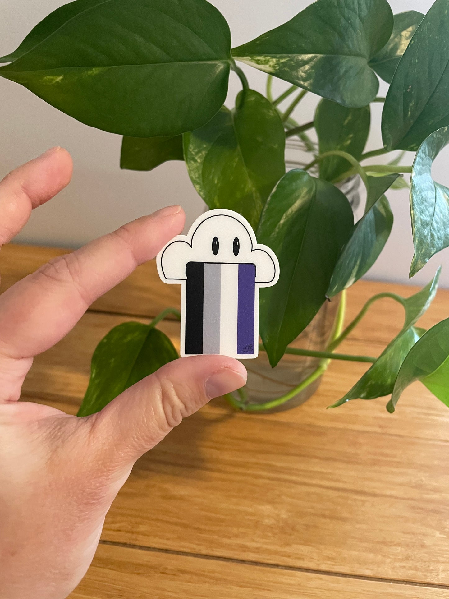 Vinyl Sticker-Cloud & Rainbow