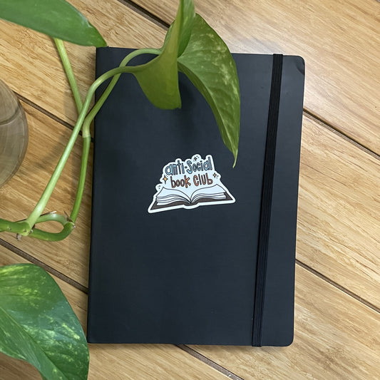 Vinyl Sticker-Anti-Social Book Club