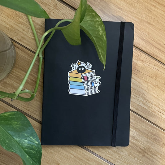 Vinyl Sticker-Soot Sprite Book Lover