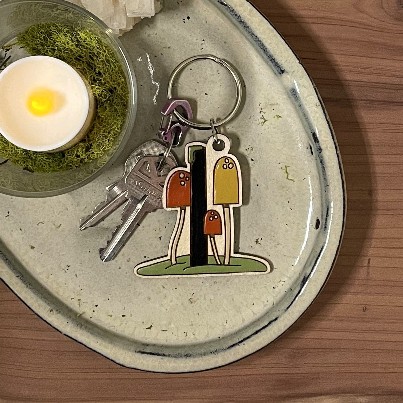 Monogram Keychain