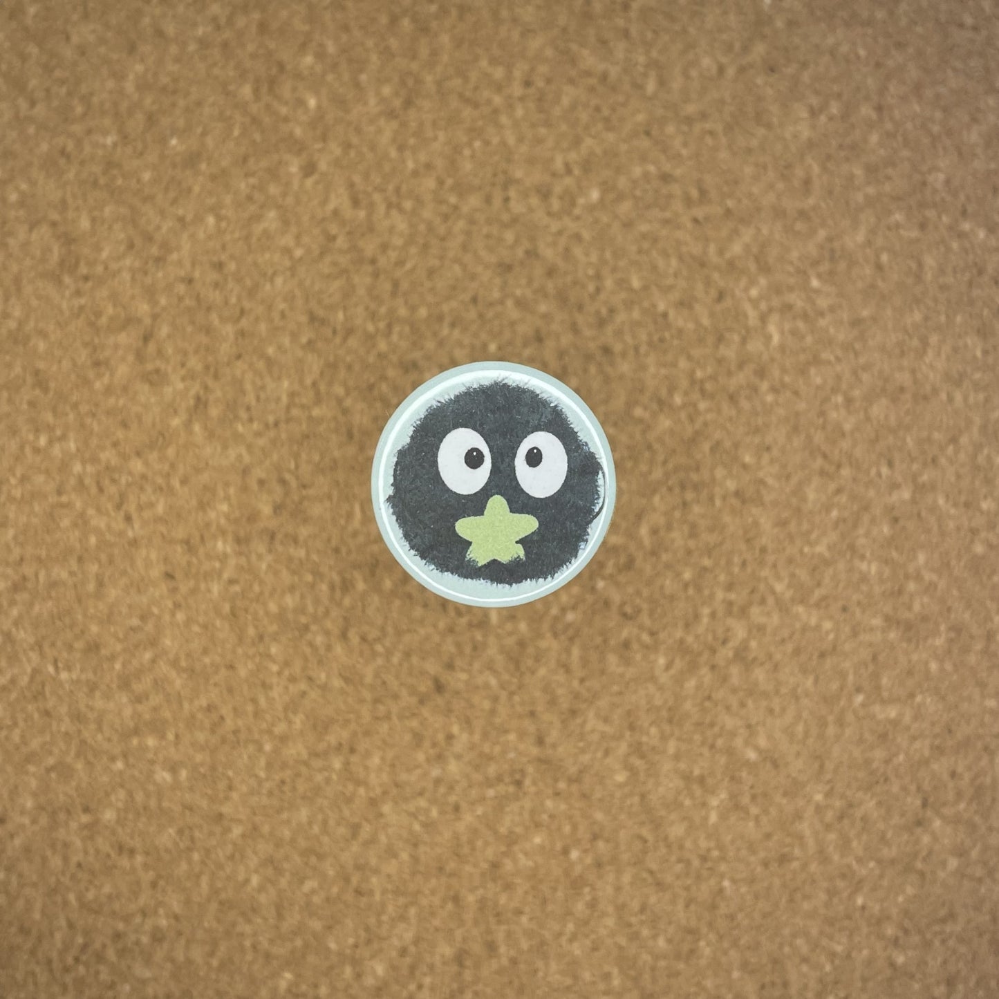 1" Pin Badge Green Soot Sprite