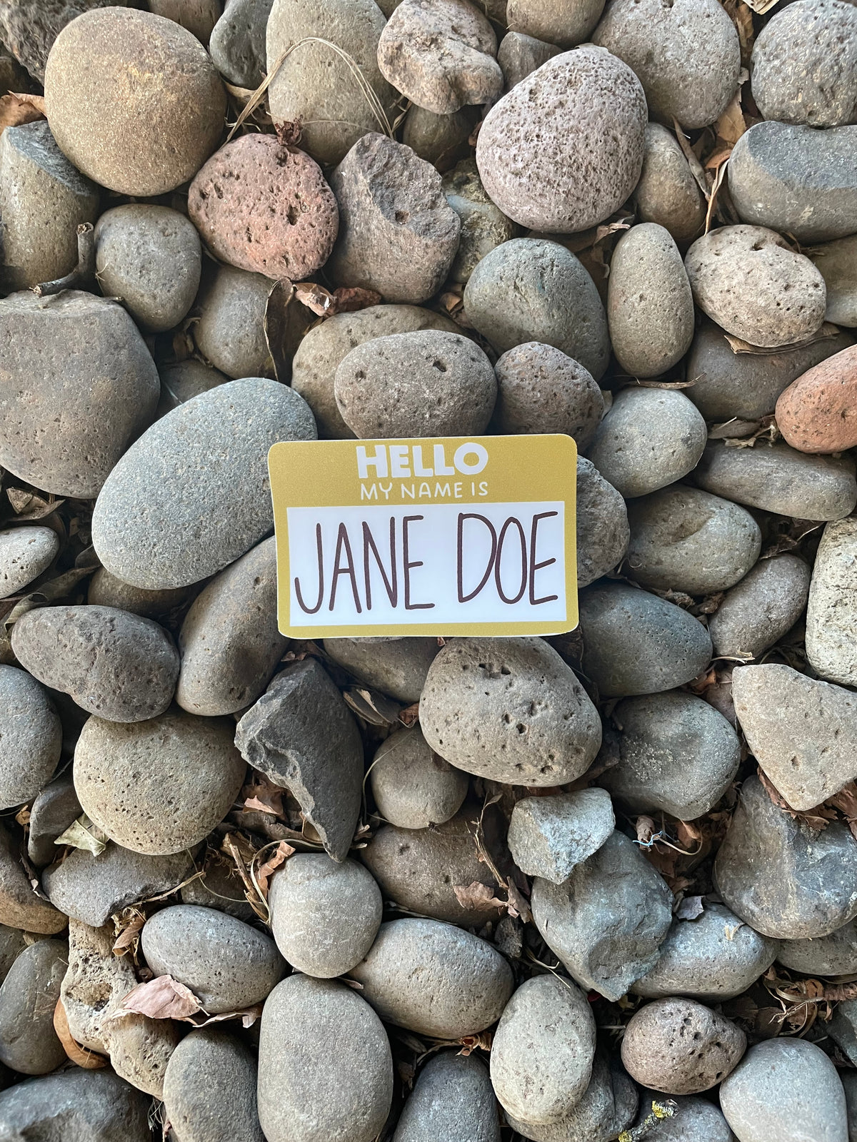 Vinyl Sticker I am Jane Doe