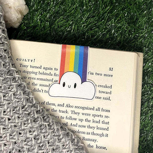 Magnetic Bookmark -Rainbow Cloud