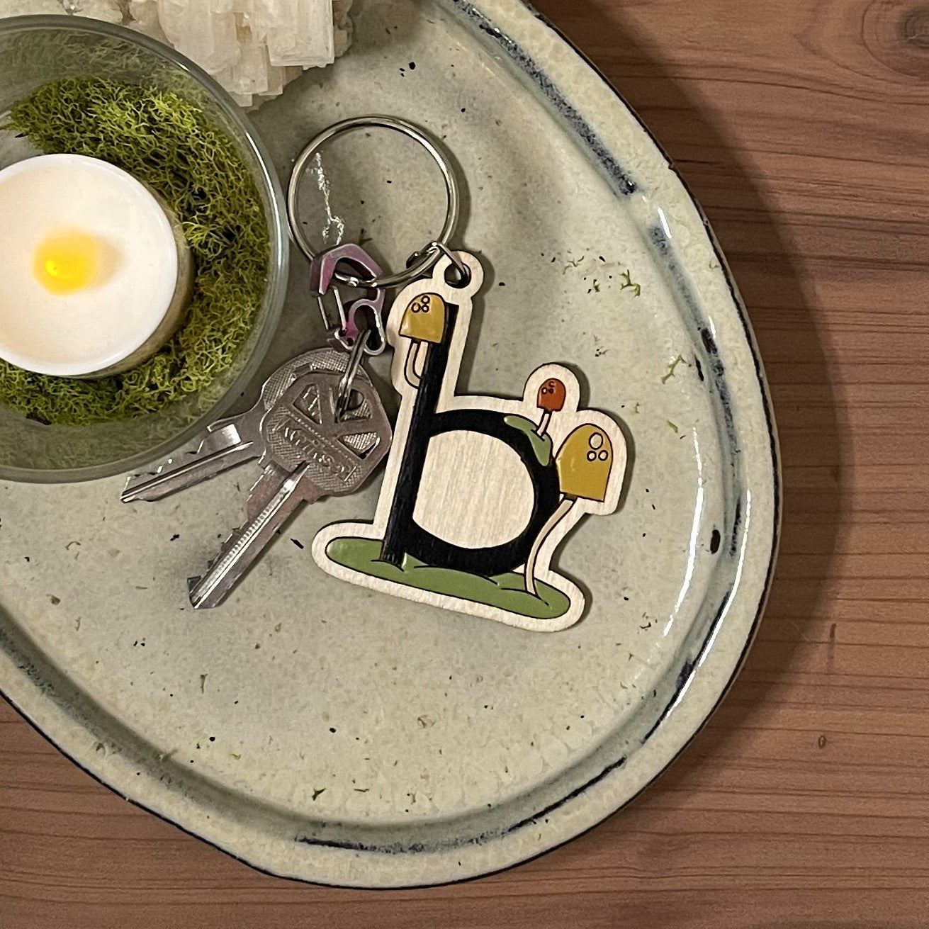 Monogram Keychain