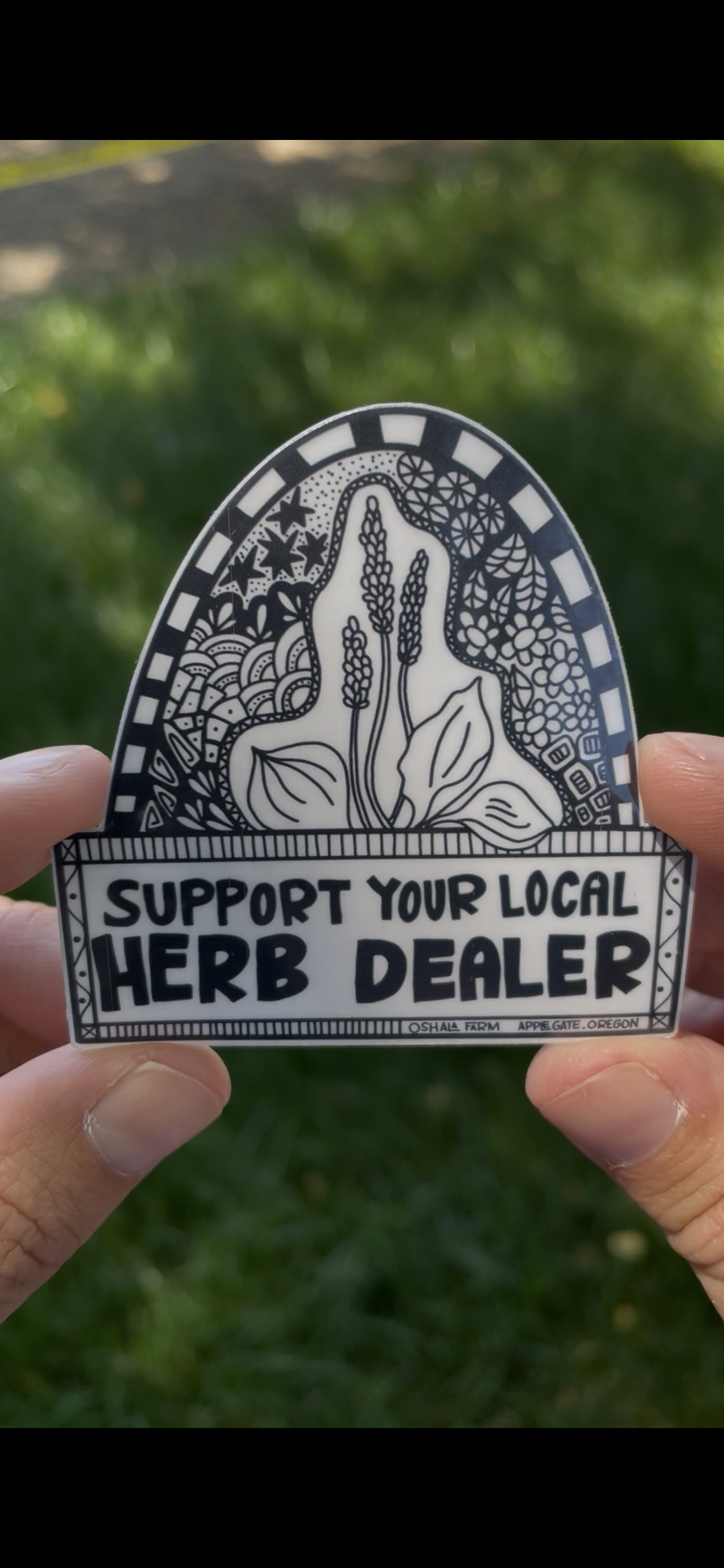 Vinyl Sticker Oshala Farm Fundraiser