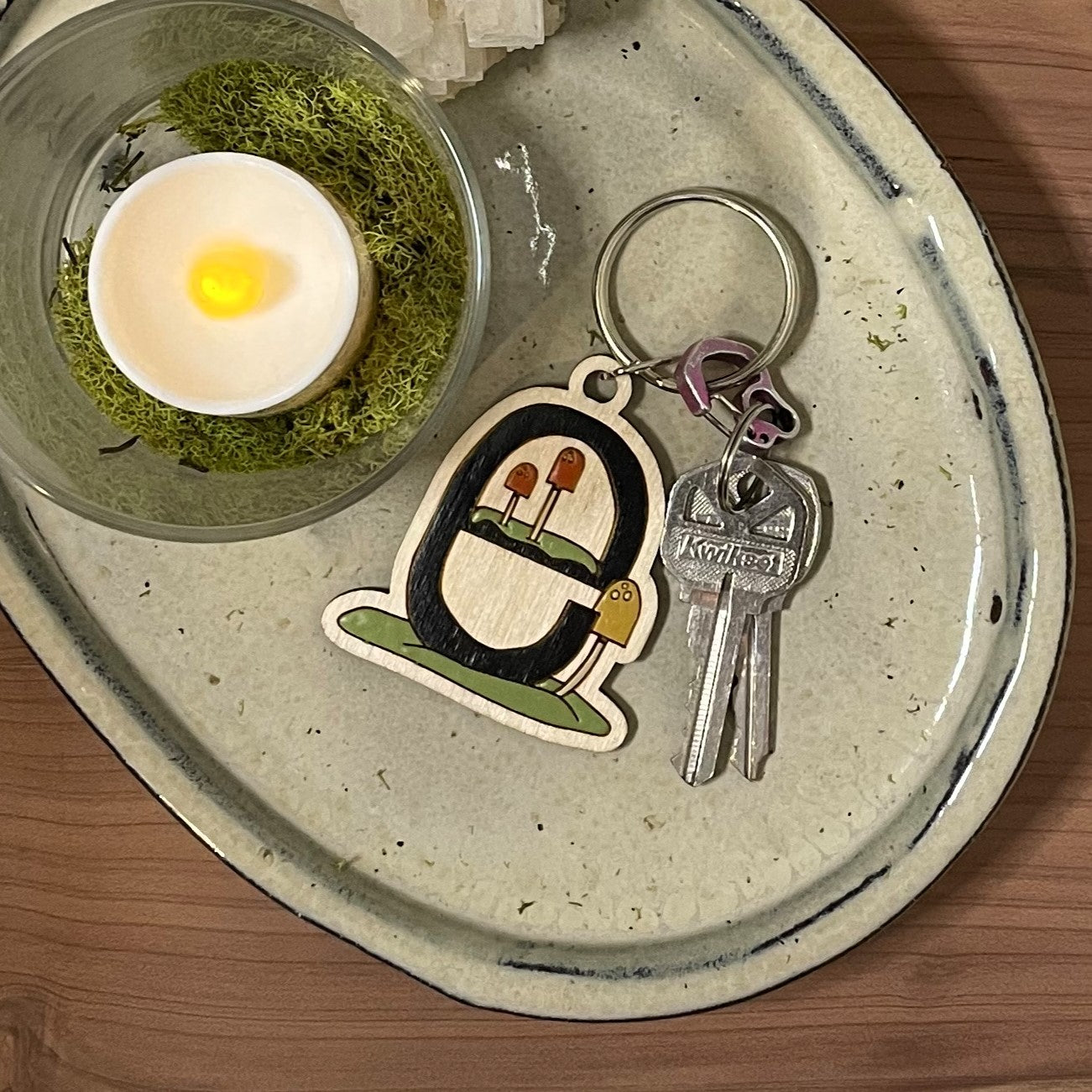 Monogram Keychain