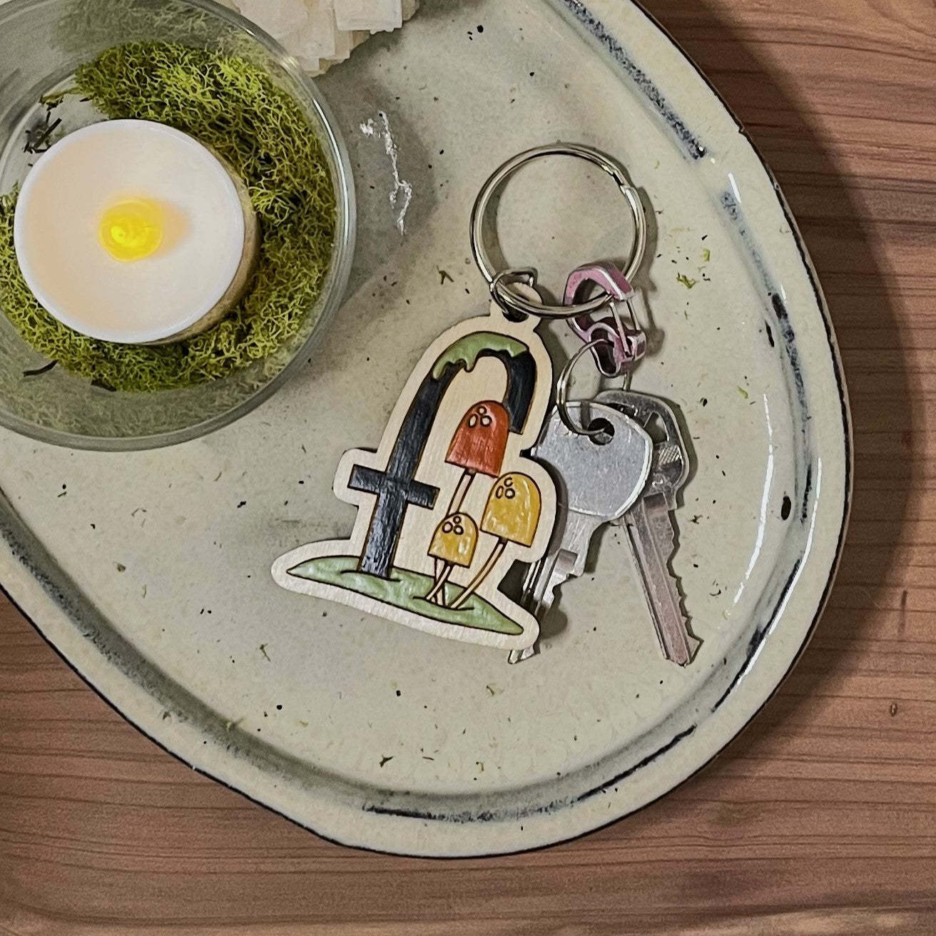Monogram Keychain