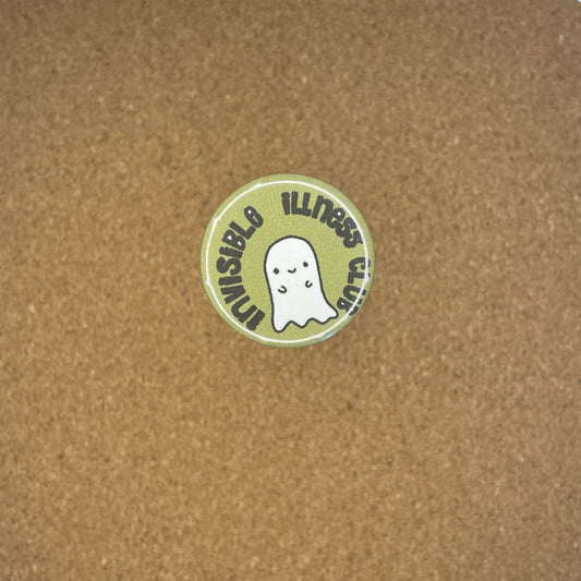 1.25inch Pin Badge Invisible Illness Club