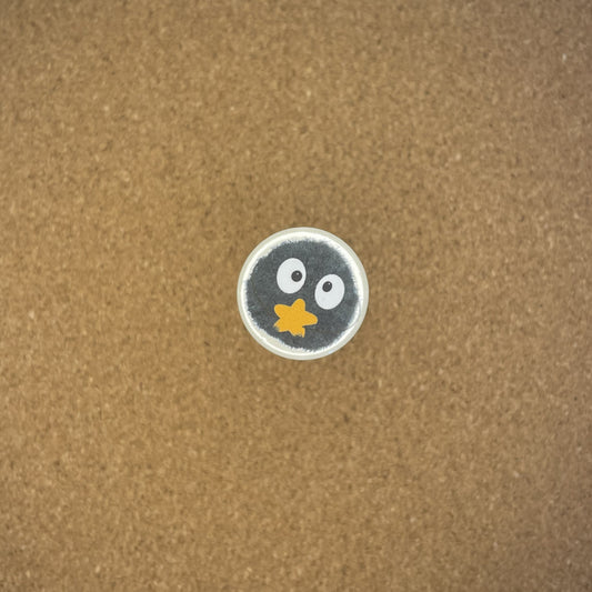 1" Pin Badge Yellow Soot Sprite