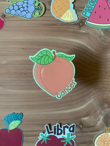Vinyl Sticker Zodiac  Fruit