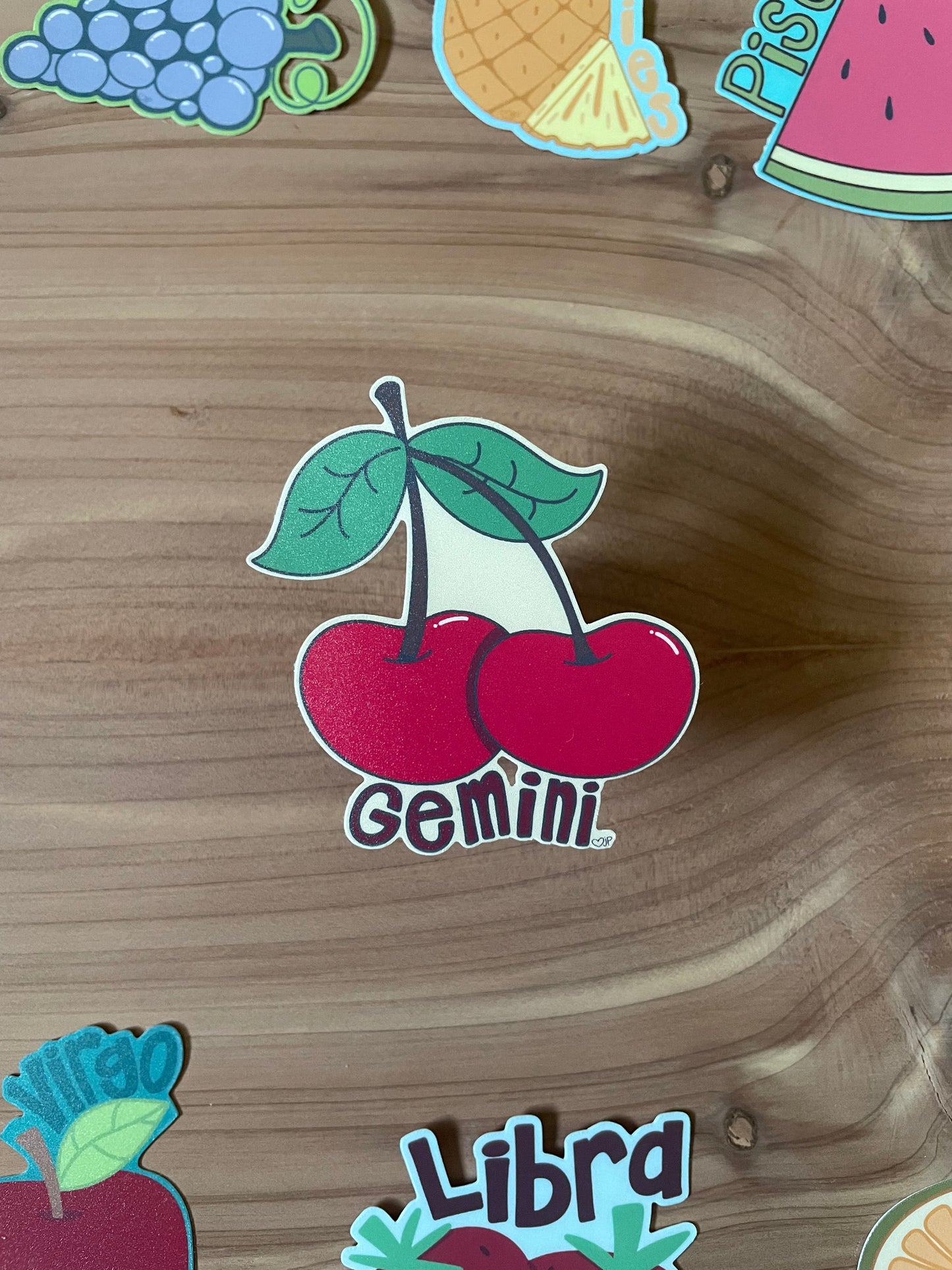 Vinyl Sticker Zodiac  Fruit