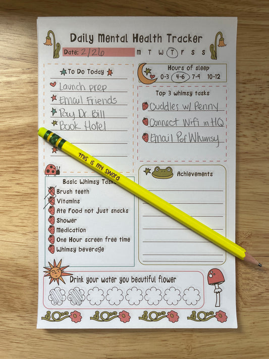 Requires Whimsy Daily Mental Health Pad