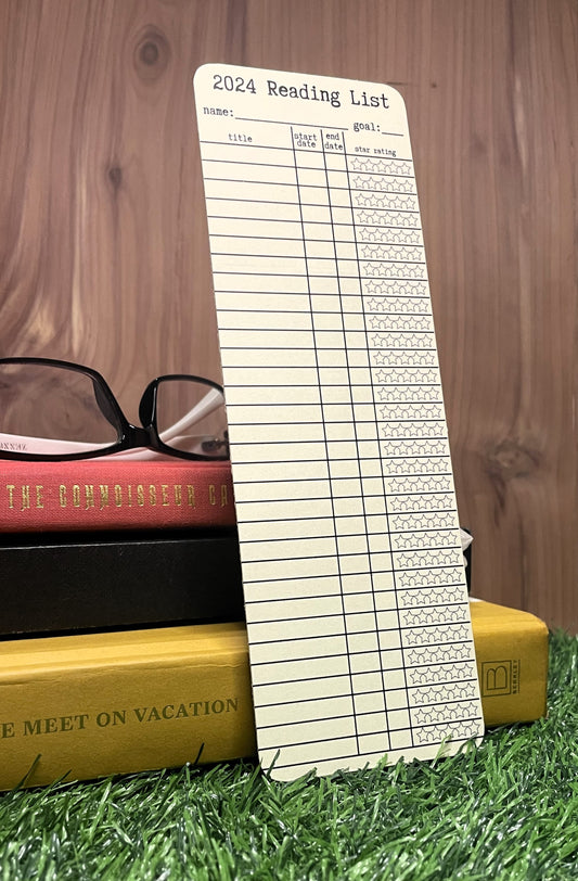 Classic Bookmark - 2024 Reading Tracker