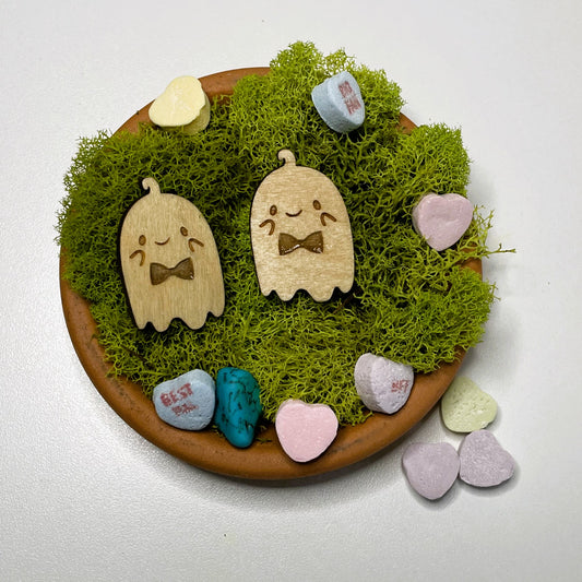 Wooden Pin- BFF (he&he)
