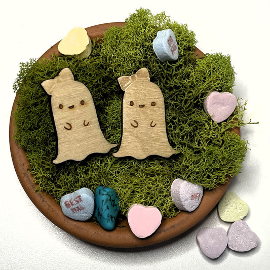 Wooden Pin- BFF (she&she)