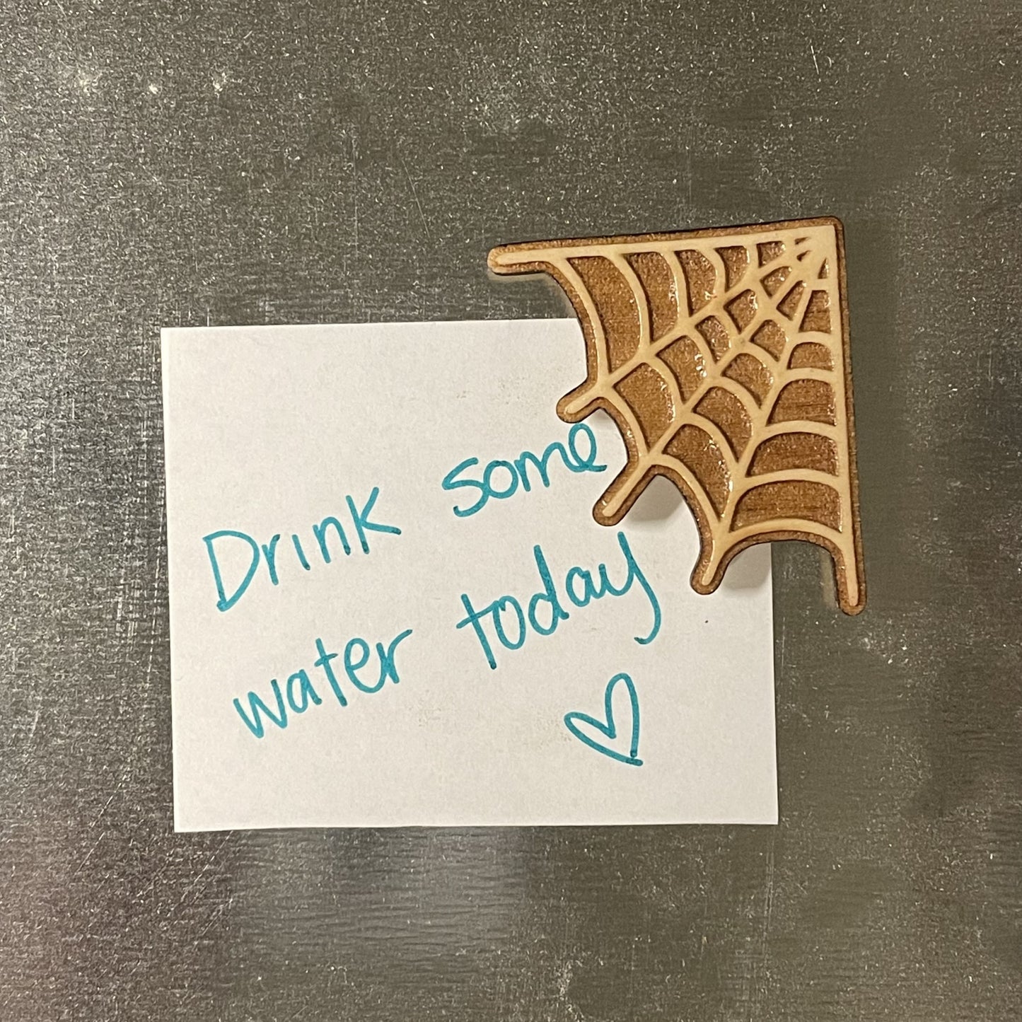 Wooden Magnet - Spriderweb