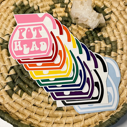 Vinyl Decal - Pot Head