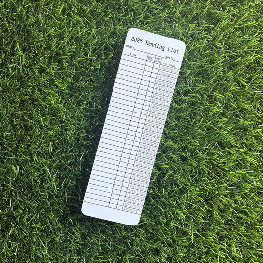 Classic Bookmark - 2025 Reading Tracker