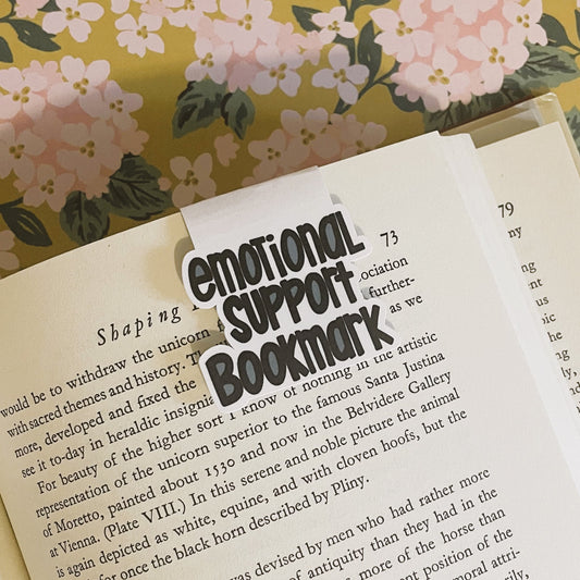 Emotional Support Bookmark Clip