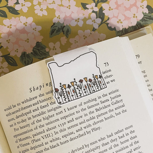 Oregon Wildflower Bookmark Clip