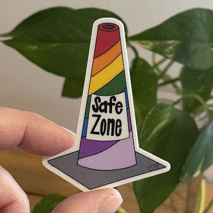 Vinyl Sticker-Safe Zone