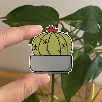 Vinyl Sticker-Stumpy The Cactus