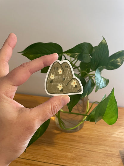 Vinyl Sticker Crayon Hills