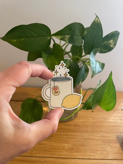 Vinyl Sticker-Tea Heals All