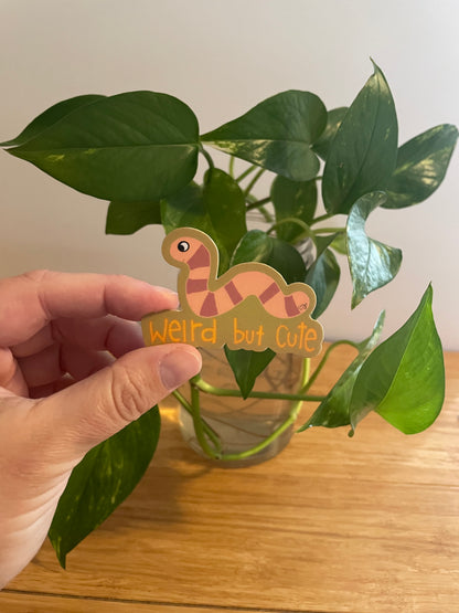 Vinyl Sticker-Weird but Cute