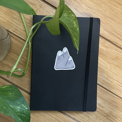 Vinyl Sticker Crayon Mountain