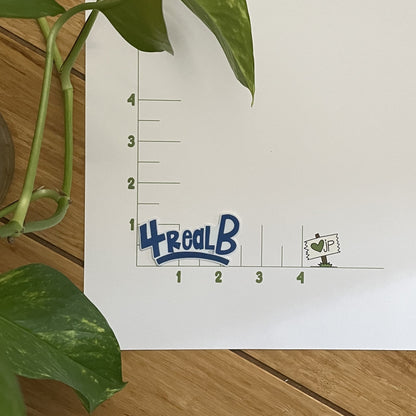 Vinyl Sticker 4 Real B