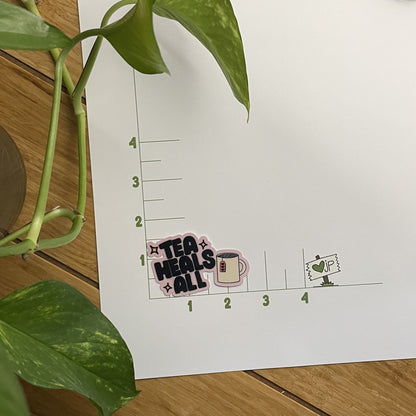 Vinyl Sticker Tea Heals All