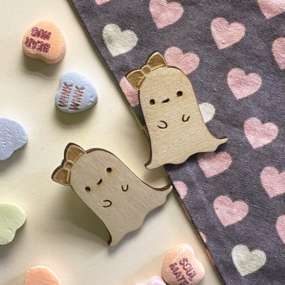 Wooden Pin- BFF (she&she)