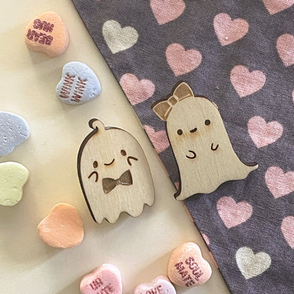 Wooden Pin- BFF(she&he)