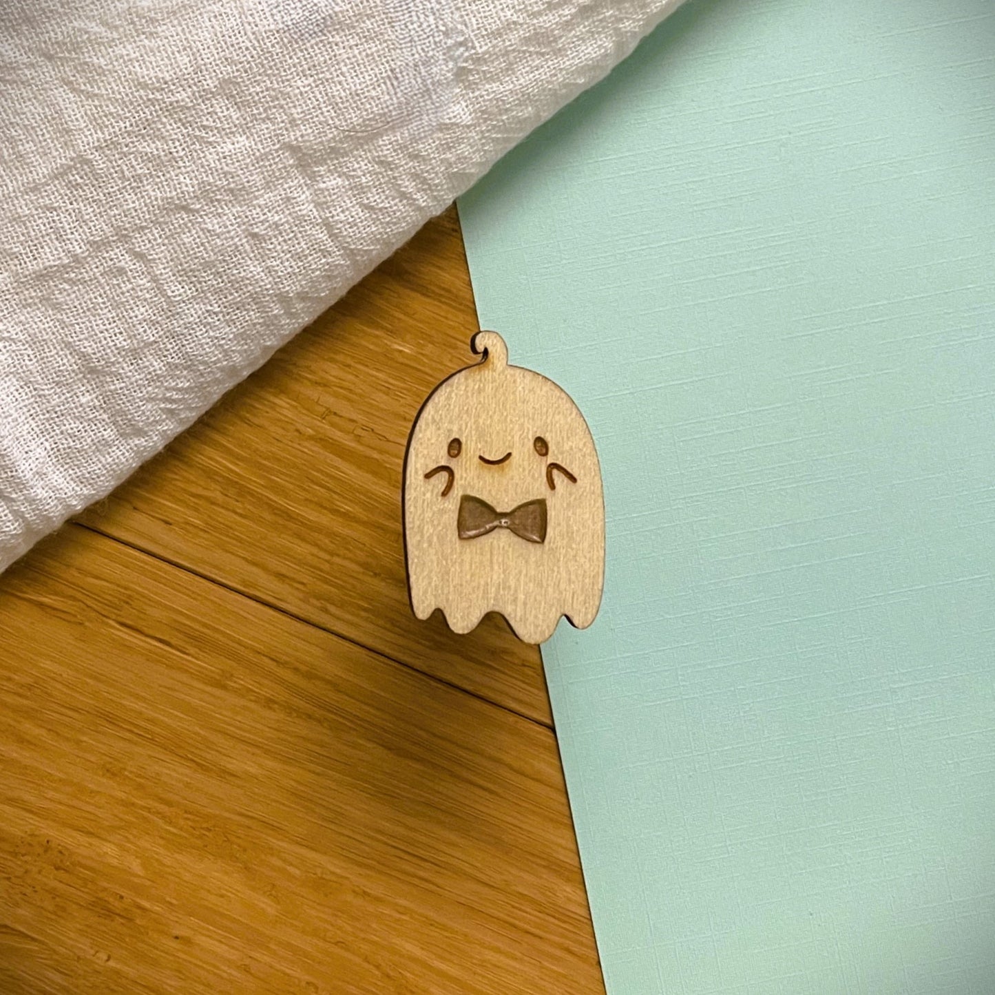 Ghil the ghost wooden pin