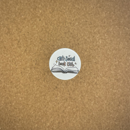 1" Pin Badge Anti-Social Book Club