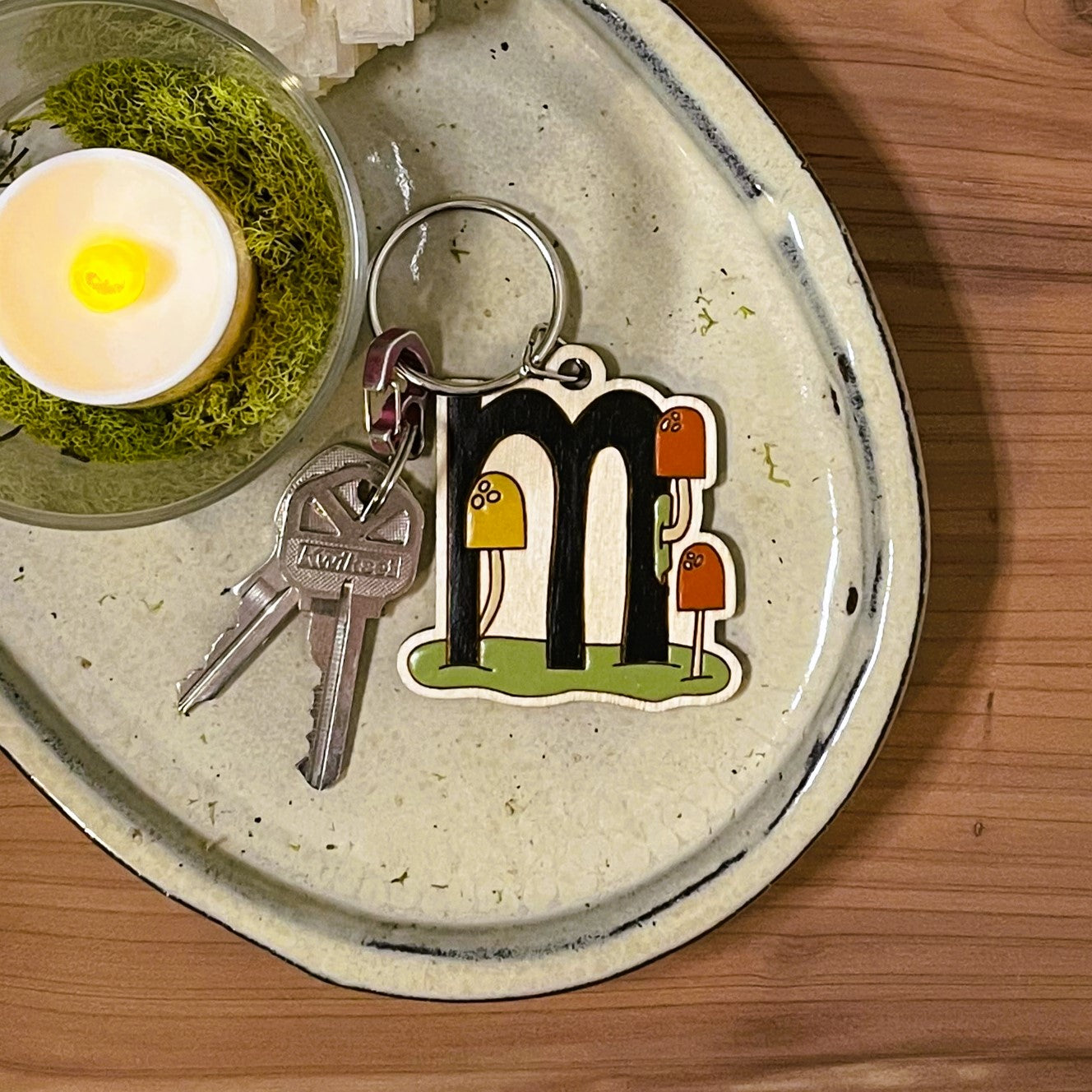 Monogram Keychain
