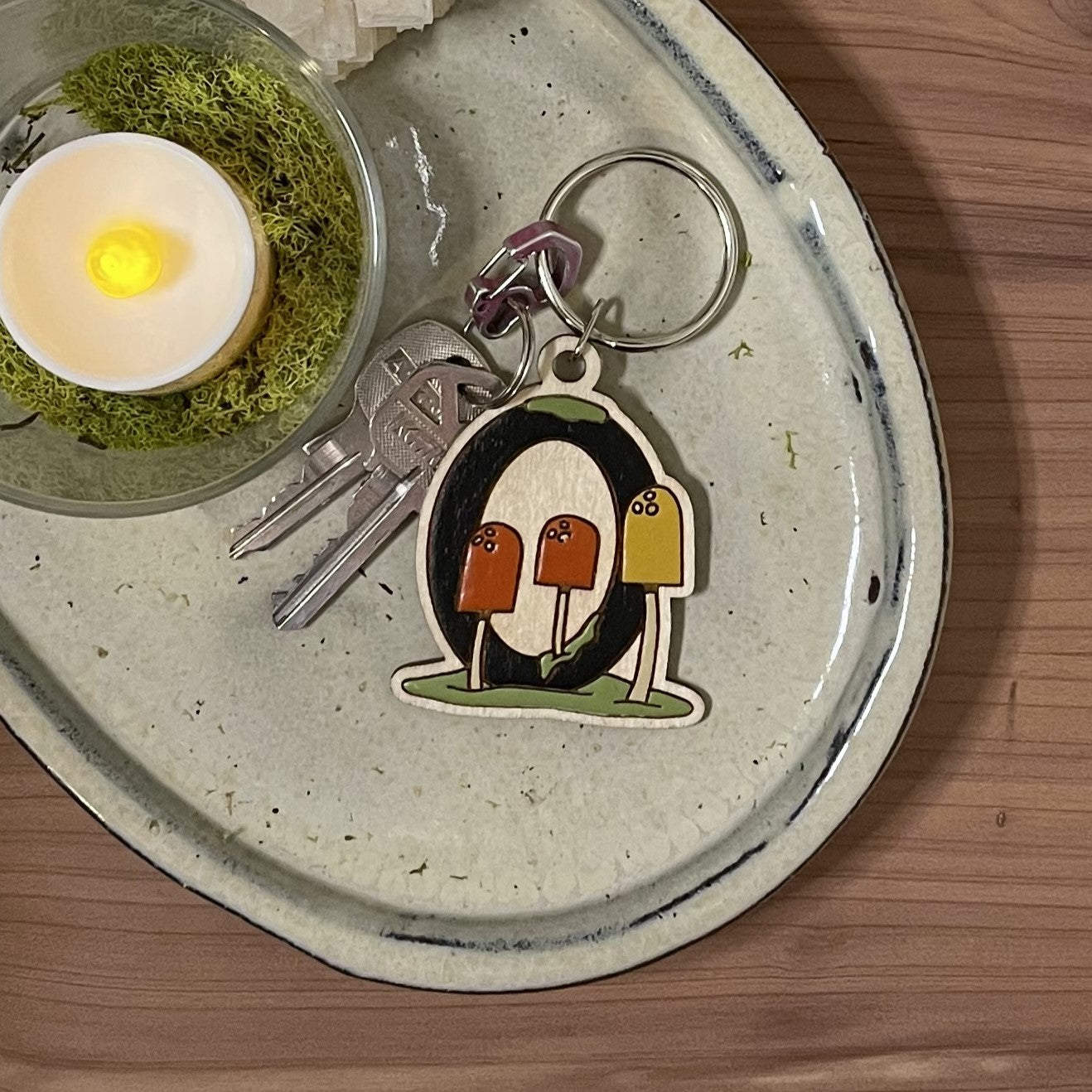 Monogram Keychain