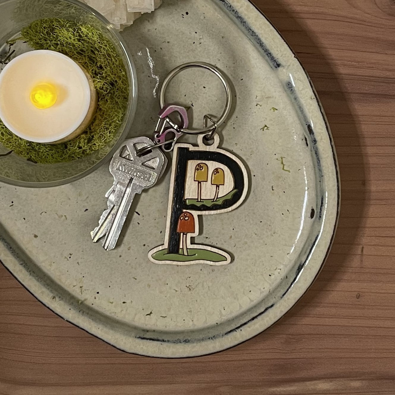 Monogram Keychain
