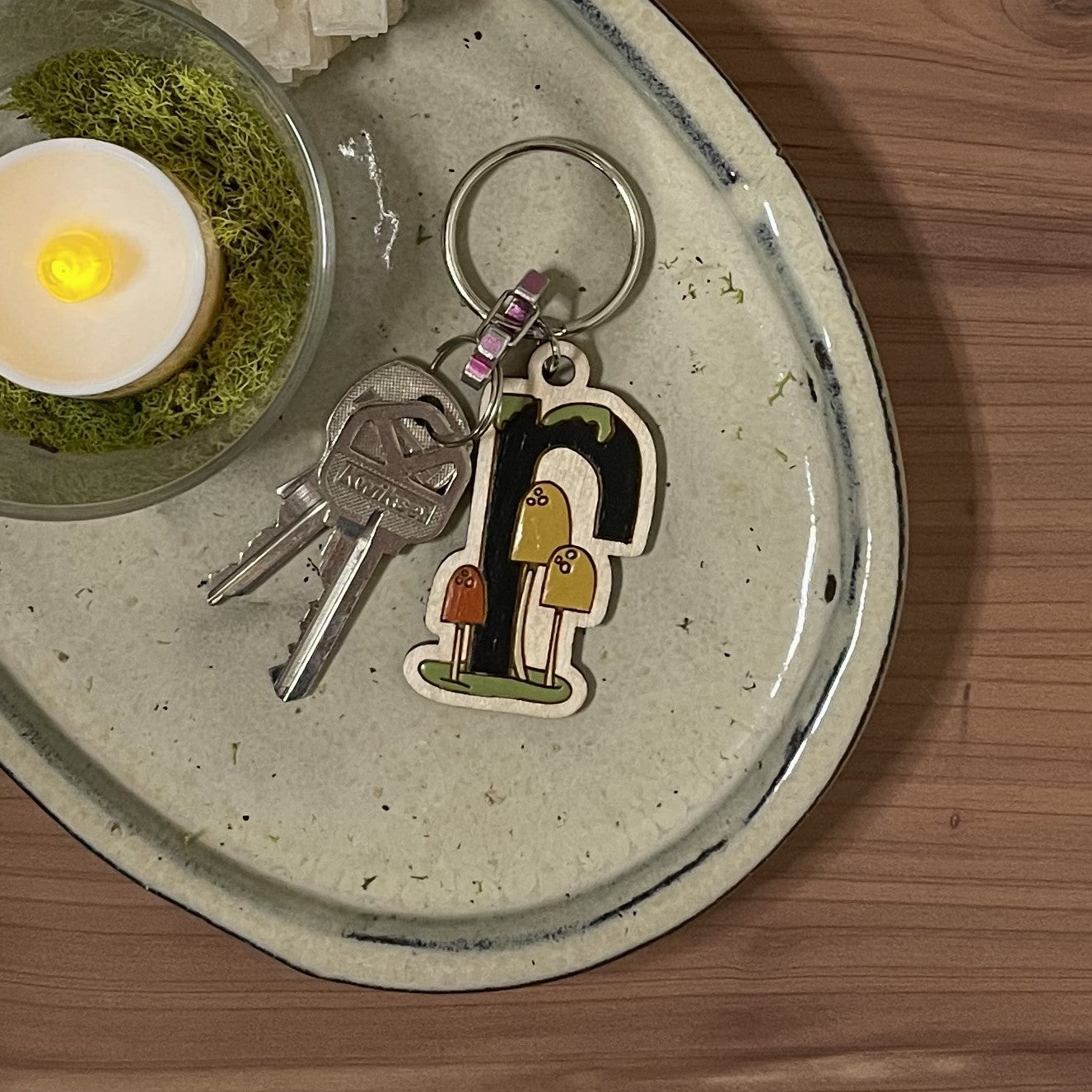Monogram Keychain