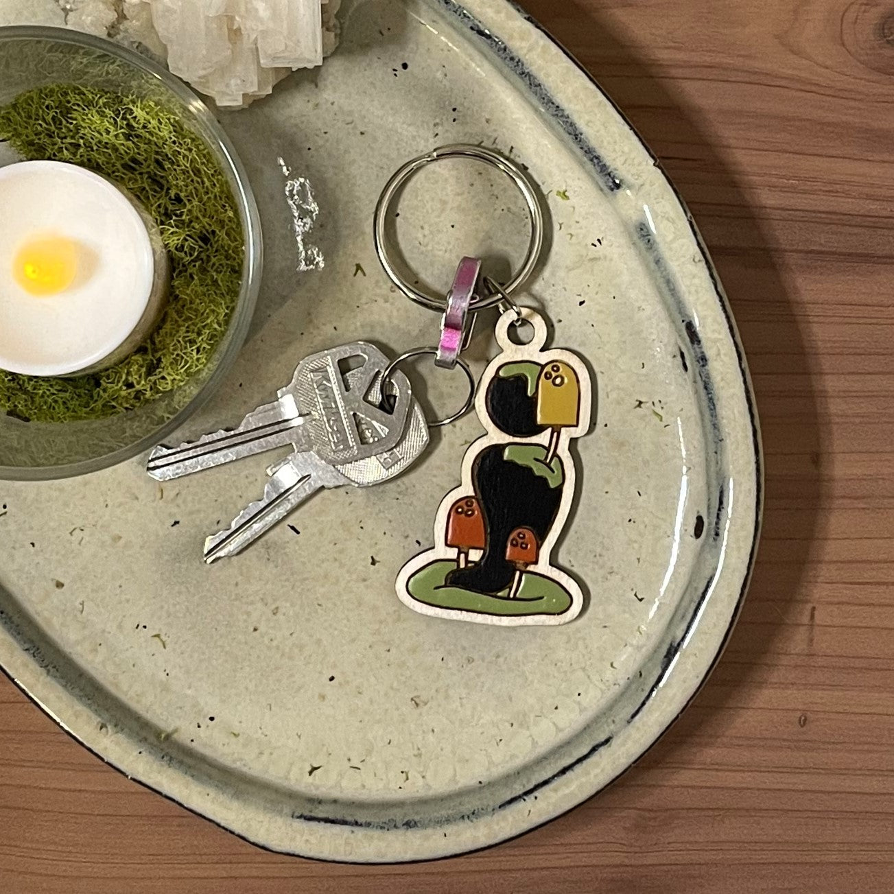 Monogram Keychain