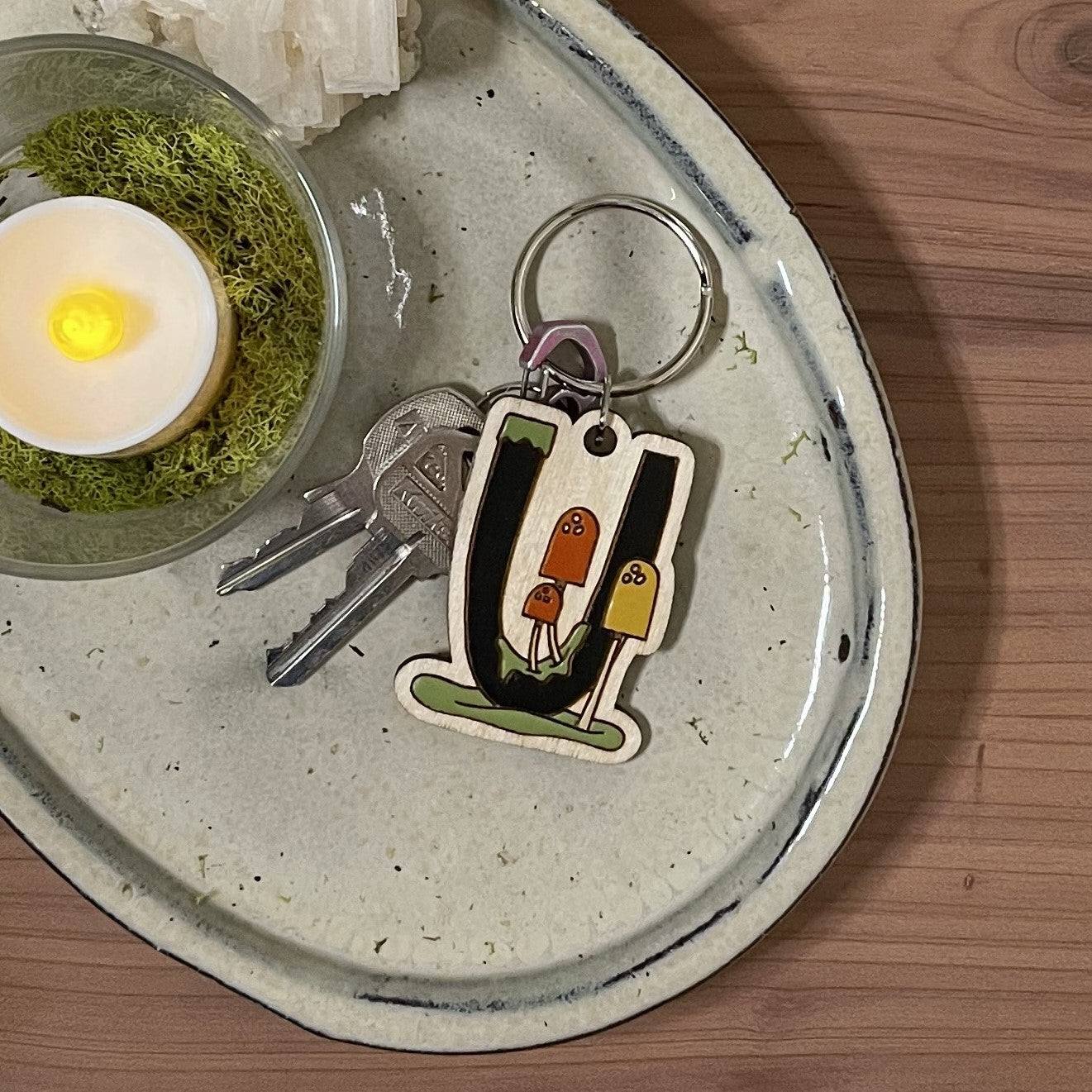Monogram Keychain