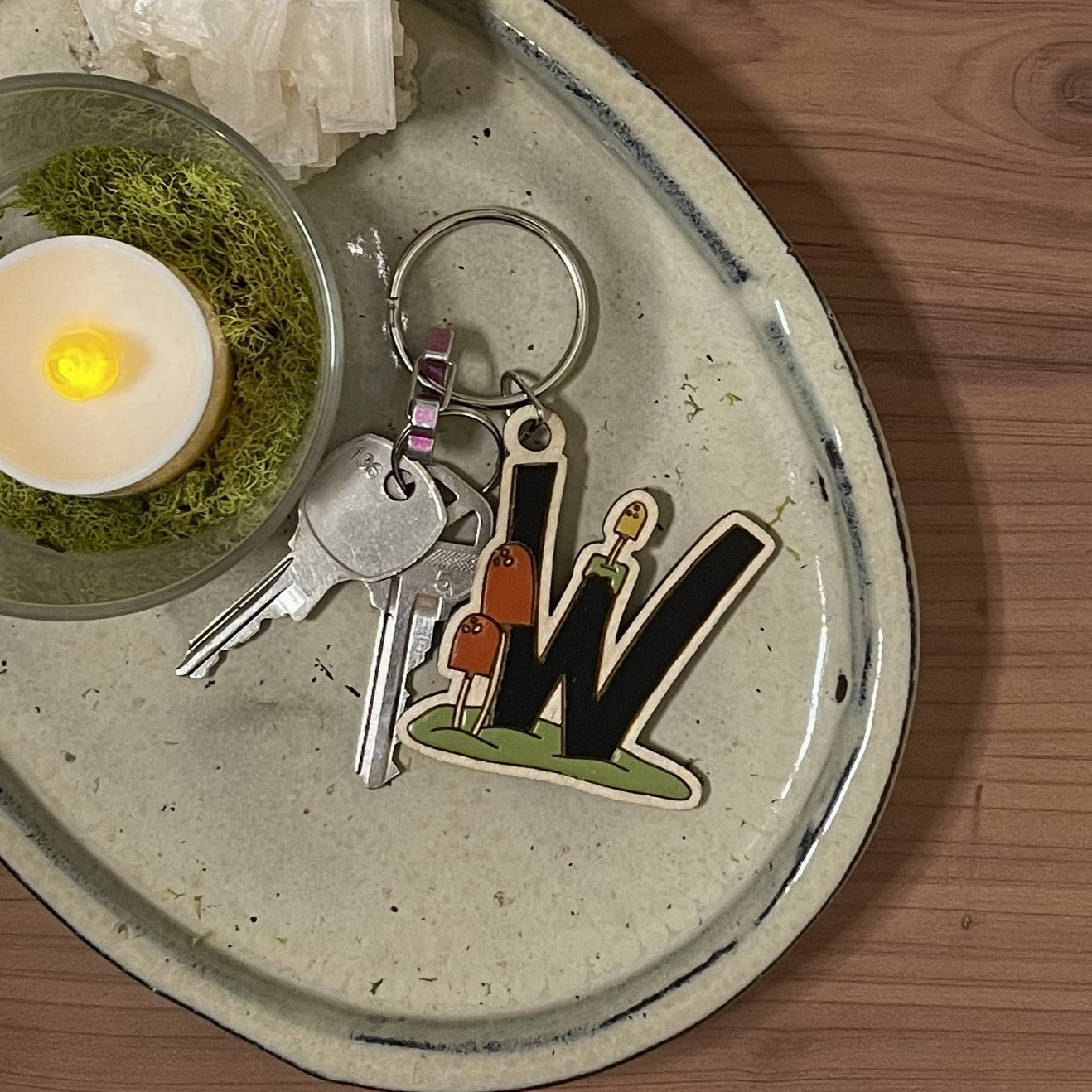 Monogram Keychain