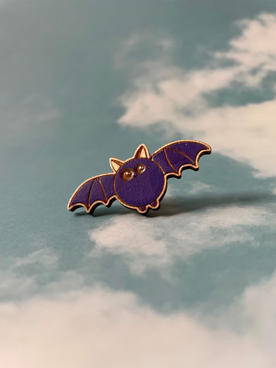 Batty McBat Wooden Pin
